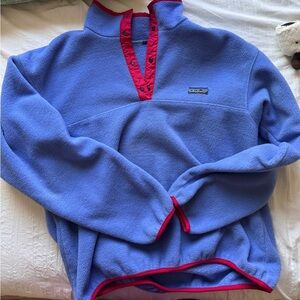 VINTAGE Patagonia Blue/Red Fleece Sweater